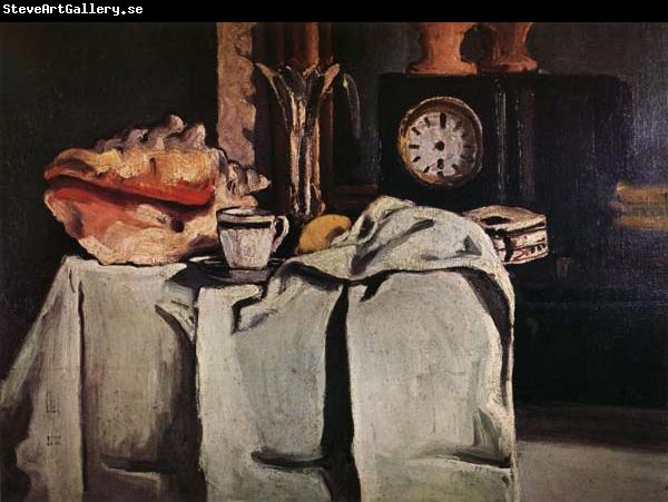 Paul Cezanne The Black Marble Clock